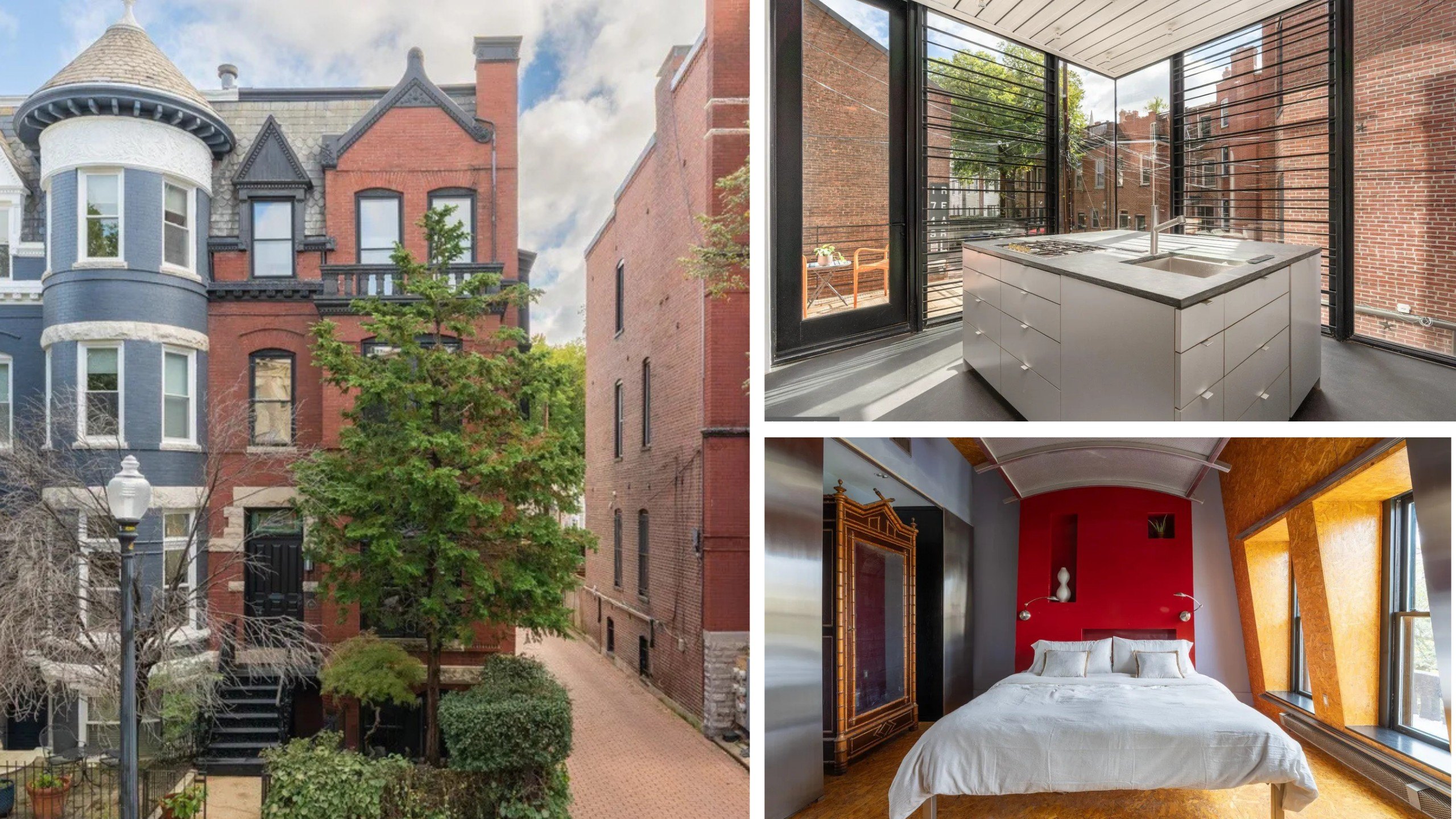 Victorian in the Front, Glass in the Back: DC’s Iconic ‘Barcode House’ Is Listed for $1.65 Million
